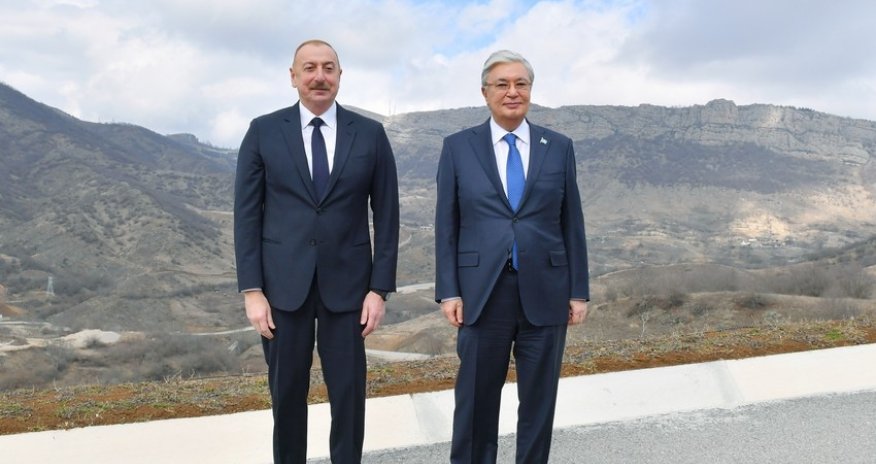 Azərbaycan və Qazaxıstan prezidentləri Şuşaya səfər ediblər - YENİLƏNİB