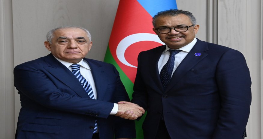 Əli Əsədov ÜST-nin Baş direktoru ilə görüşüb