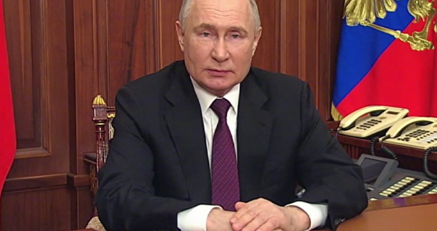 Putin xalqa müraciət edib - Video