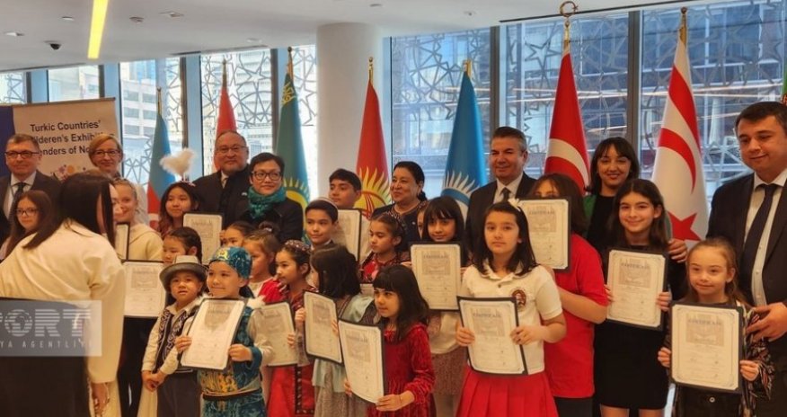 В «Турецком доме» в Нью-Йорке проведена выставка детского творчества «Чудеса Новруза»