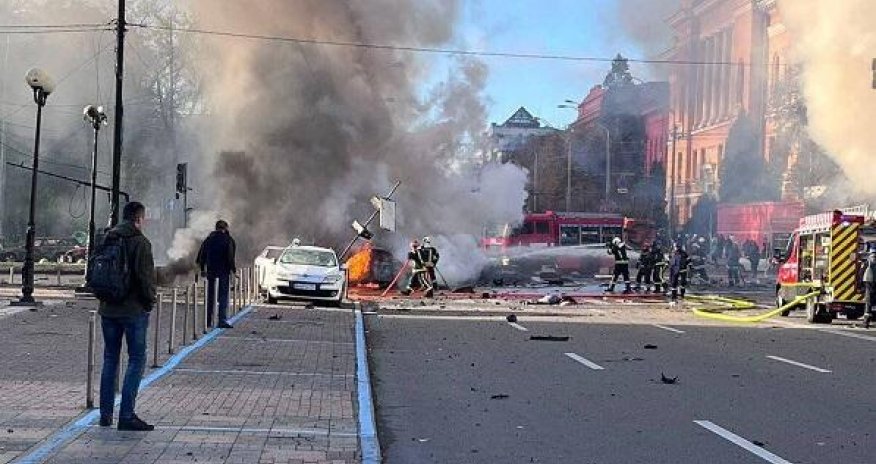 Ukraynanın bir neçə şəhərində enerji obyektləri partladılıb