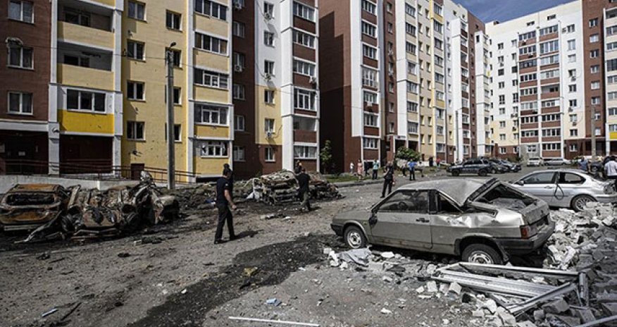 Xarkov atəşə tutulub,ölən və yaralananlar var