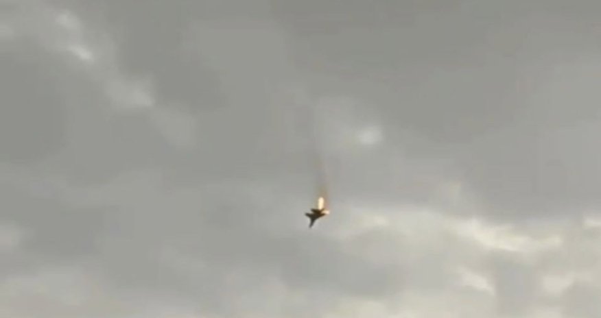 Sevastopol yaxınlığında hərbi təyyarə dənizə düşüb - Video