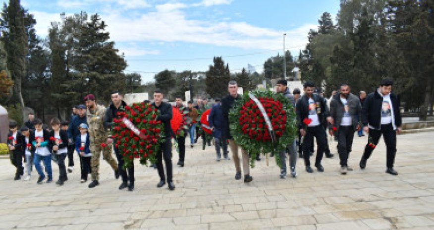 Yasamal rayon ictimaiyyəti Milli Qəhrəman Murad Mirzəyevi yad edib