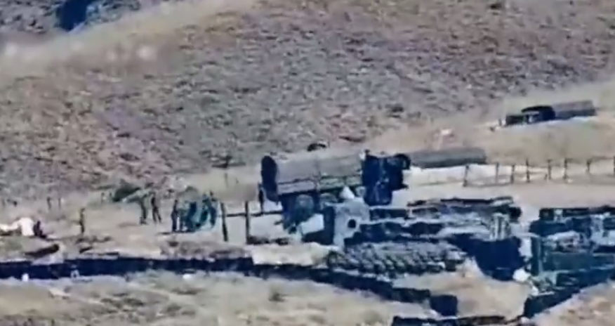 Ermənistan Azərbaycanla şərti sərhədə yeni hərbi qüvvələr yığır  - Video