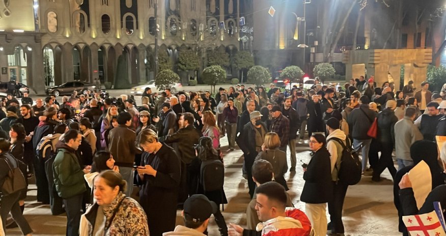 Tbilisidə  etiraz aksiyası keçirilir