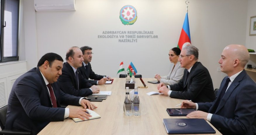 Muxtar Babayev Tacikistan səfiri ilə COP-29-a hazırlıq məsələlərini müzakirə edib