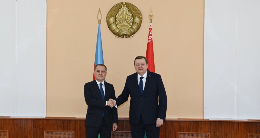 Ceyhun Bayramov Belarus XİN başçısı ilə görüşüb