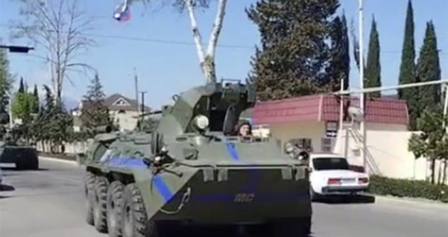 Rusiyanın sülhməramlı kontingenti Azərbaycanı tərk edir - Video