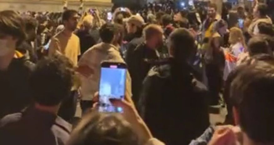 Tbilisidə etiraz aksiyası davam edir - Video