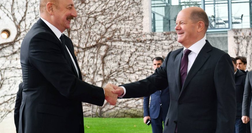 Əliyevin Olaf Şolzla Berlində görüşü gözlənilir
