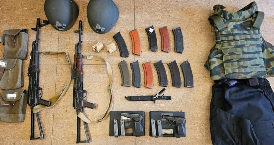 Firearms found in liberated Aghdara
