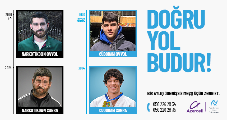 “Azercell Telekom” Azərbaycan Cüdo Federasiyası ilə əməkdaşlıqda “Doğru yol budur” layihəsinə start verir