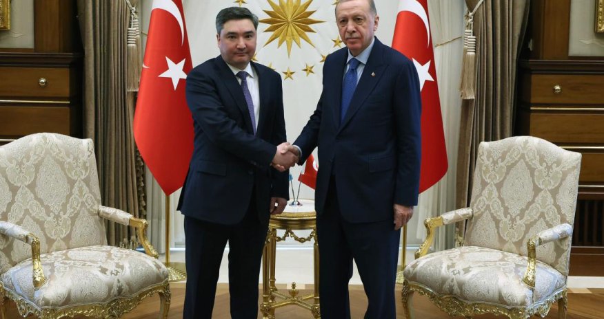 Ərdoğan Qazaxıstanın Baş naziri ilə görüşüb