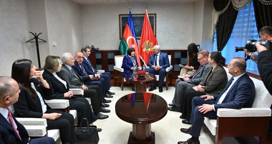 Sahibə Qafarova Monteneqroda səfərdədir