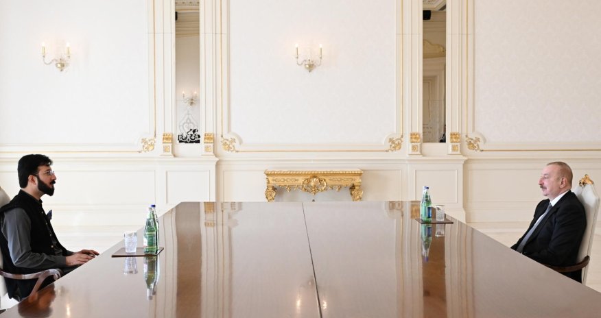 Prezident İlham Əliyev Pakistanın MUSLİM İnstitutunun direktorunu qəbul edib