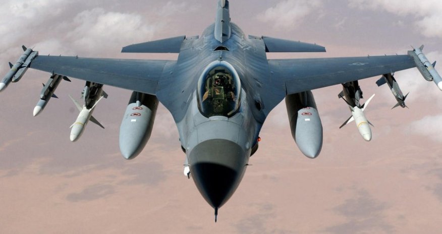 В США потерпел крушение истребитель F-16