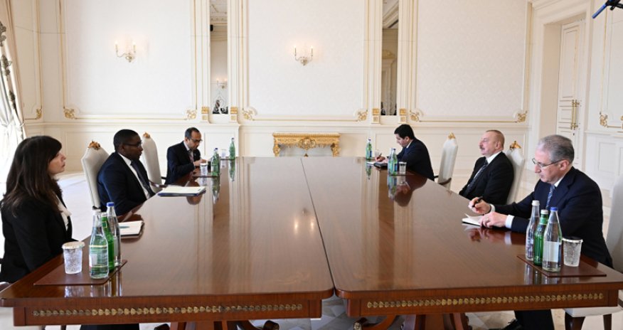 Prezident BMT Baş katibinin xüsusi müşavirini qəbul edib