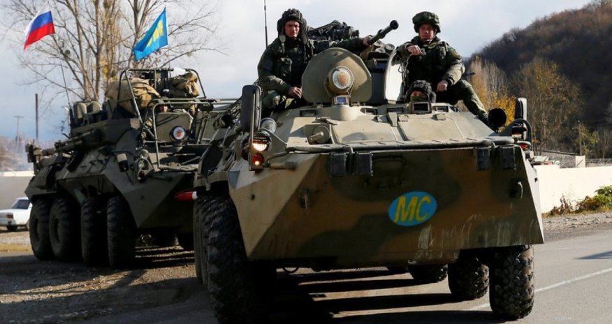 Sülhməramlılar Xocalı aeroportunu tərk edir - VİDEO