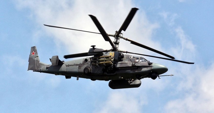 Russian Ka-52 helicopter shot down in Ukraine