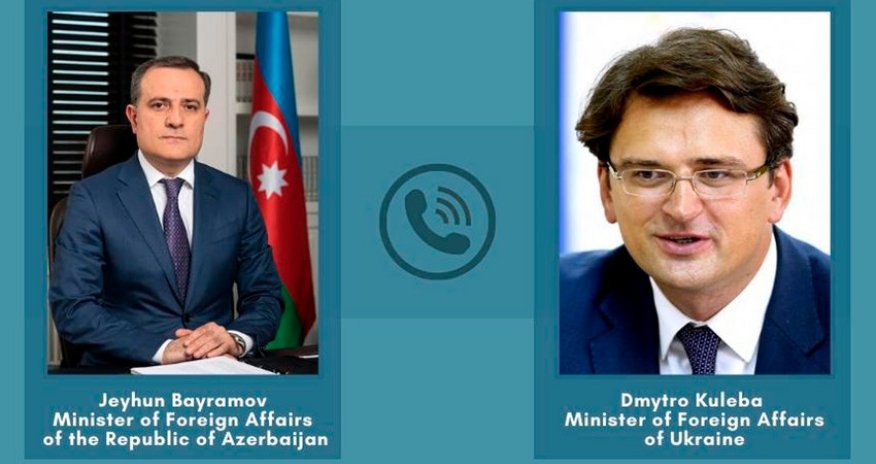 Azərbaycan və Ukrayna XİN rəhbərləri strateji tərəfdaşlıq münasibətlərini müzakirə edib