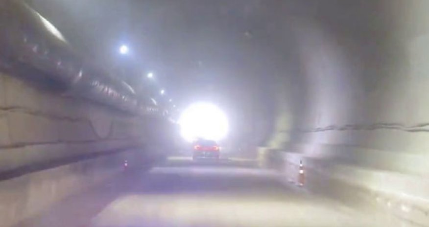 Şuşaya aparan və tikilməkdə olan yoldakı tunelin daxilindən ilk görüntülər-Video