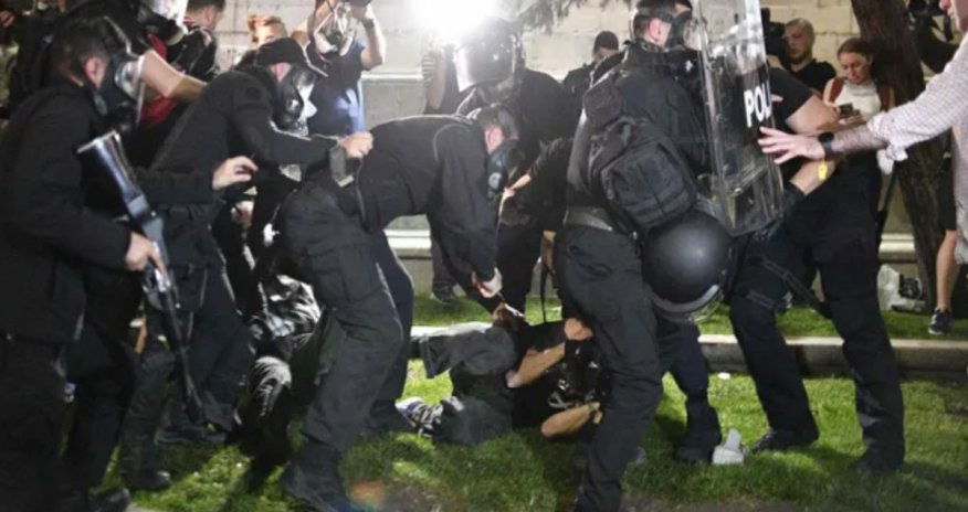 Gürcüstandakı aksiyalarda azı 180 nəfər saxlanılıb