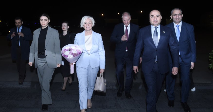 Latviya Parlamentinin sədri Azərbaycana rəsmi səfərə gəlib