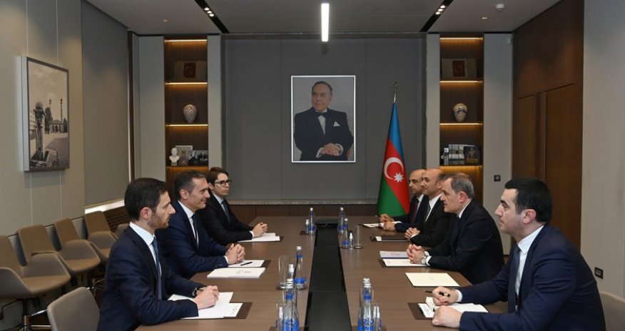 Ceyhun Bayramov İtaliyanın yeni səfiri ilə görüşüb