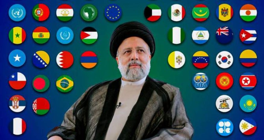 Qəzada ölən İran prezidentinin anım mərasiminə 60-a yaxın ölkədən nümayəndə gedib