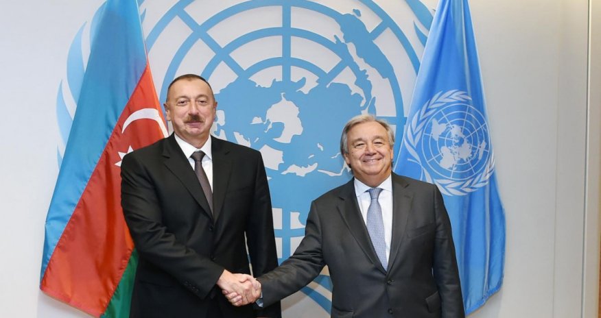 Antonio Quterreş İlham Əliyevi təbrik edib