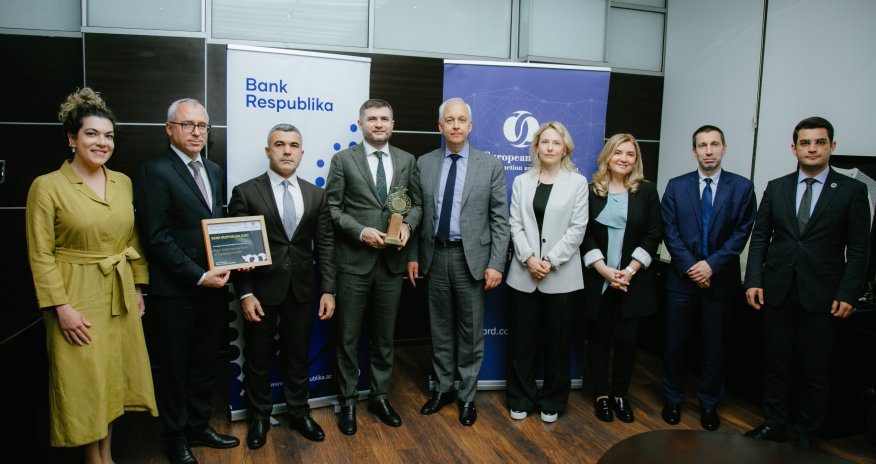 Bank Respublika won an award at the Annual Meeting of the EBRD in Yerevan!