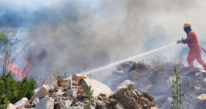 Antalyada meşə yanğını başlayıb