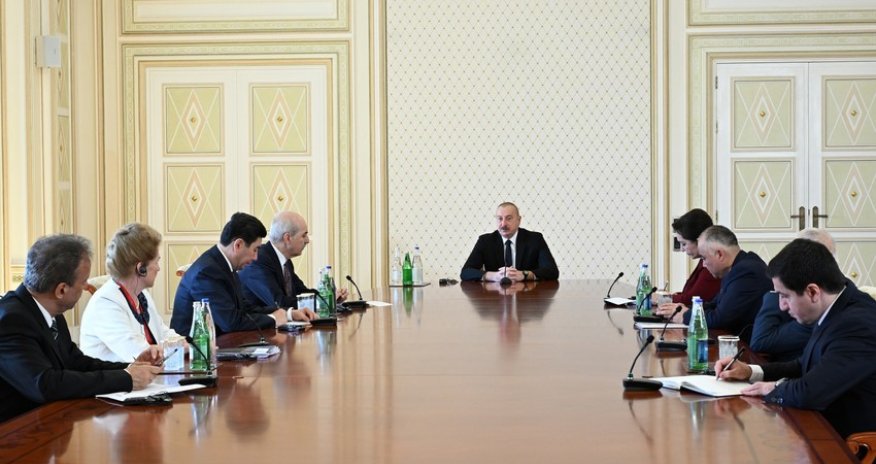 İlham Əliyev TÜRKPA-nın nümayəndə heyətini qəbul edib - Yenilənib