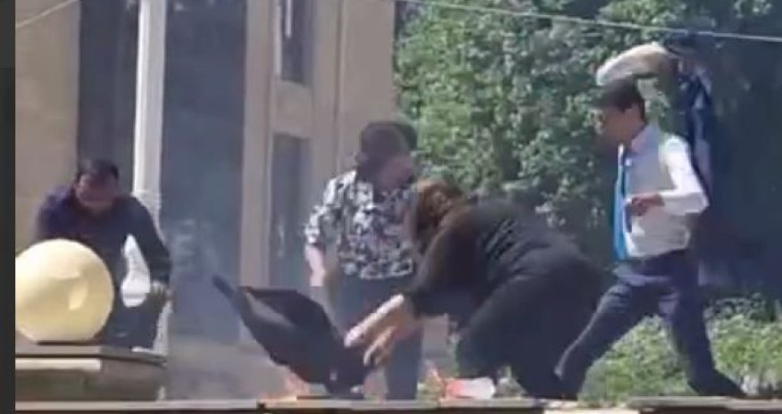 Daşkəsəndə özünü yandıran qazi vəfat edib - Yenilənib