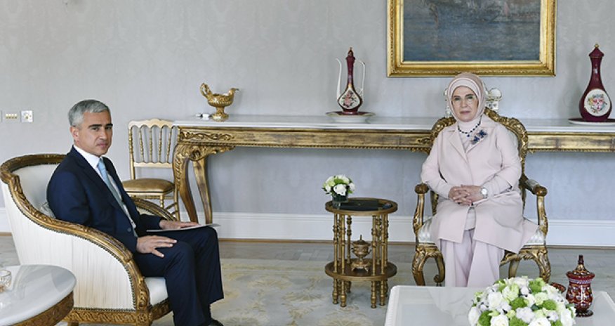 Anar Ələkbərov İstanbulda Əminə Ərdoğanla görüşüb