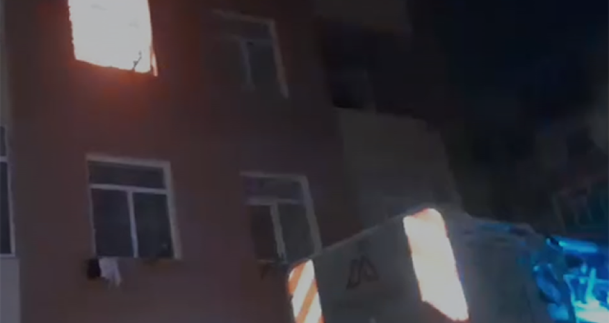 На Абшероне вспыхнул пожар, эвакуированы 62 человека
