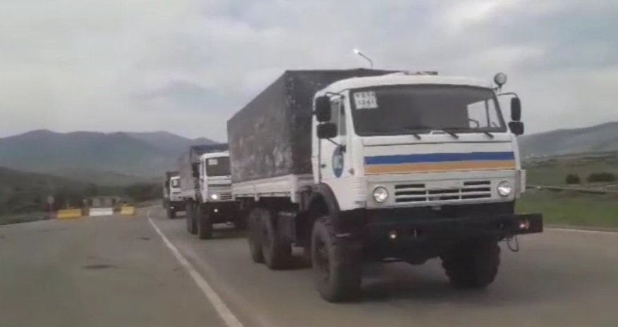 Rus sülhməramlıların Qarabağdan çıxması davam edir - Video