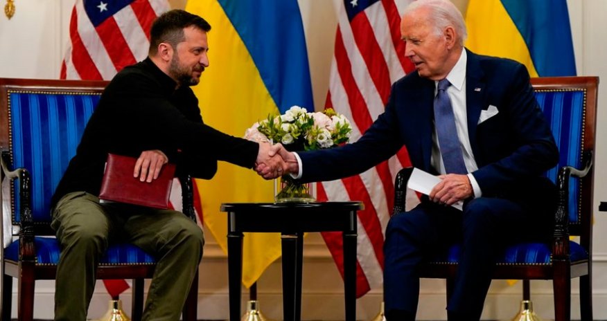 Biden, Zelenskyy inch toward NATO with 10-year defense agreement