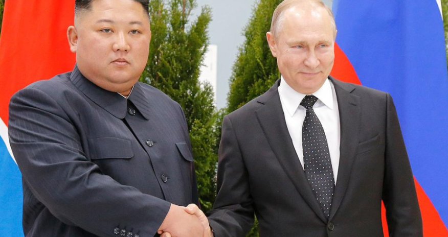 Putinlə Kim Çen In arasında görüş başlayıb