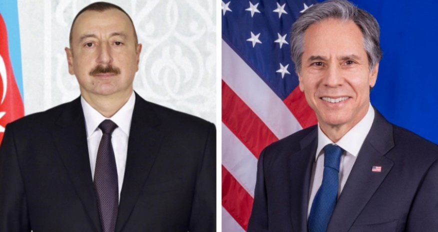 Antoni Blinken Prezident İlham Əliyevə zəng edib
