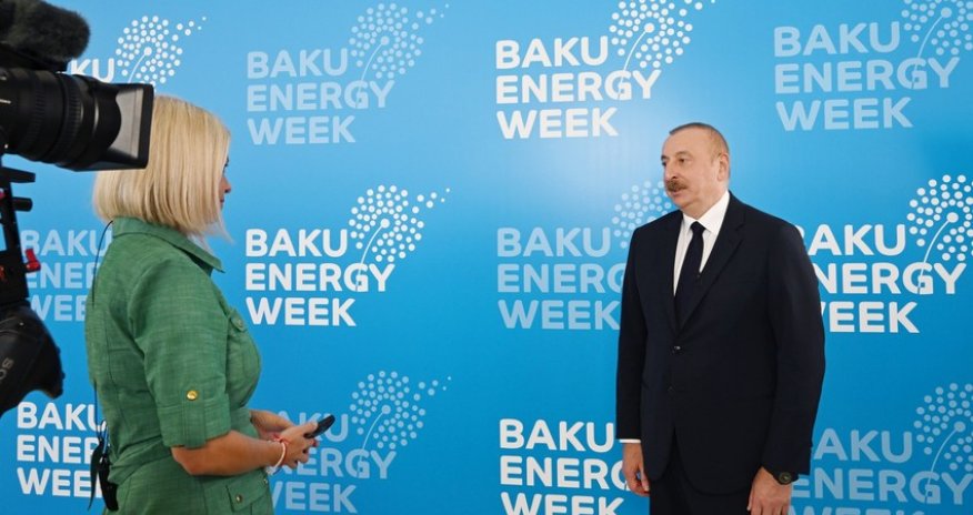 Телеканал Euronews опубликовал интервью с Президентом Ильхамом Алиевым