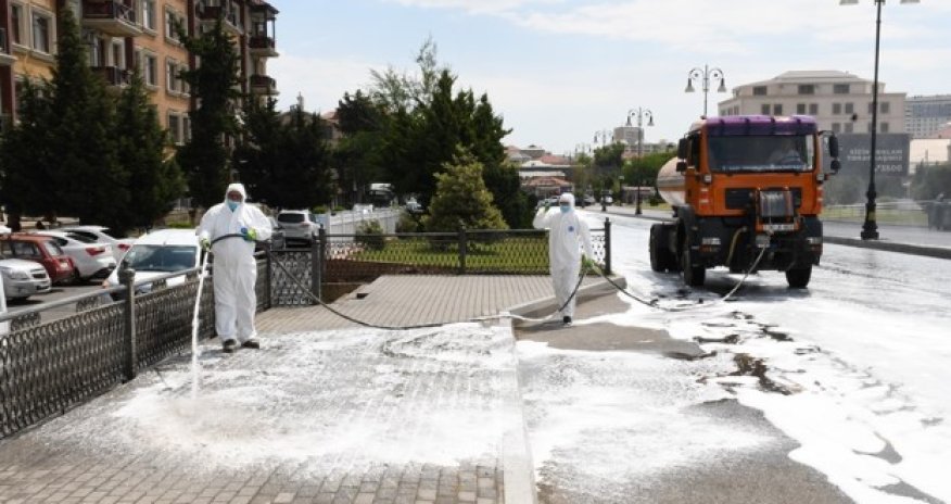 В Баку проведен очередной общегородской субботник