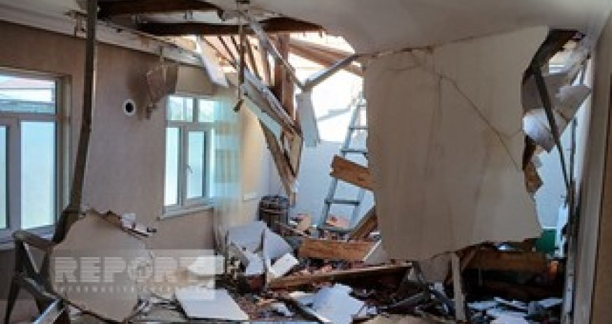 В Гахе молния ударила в жилой дом