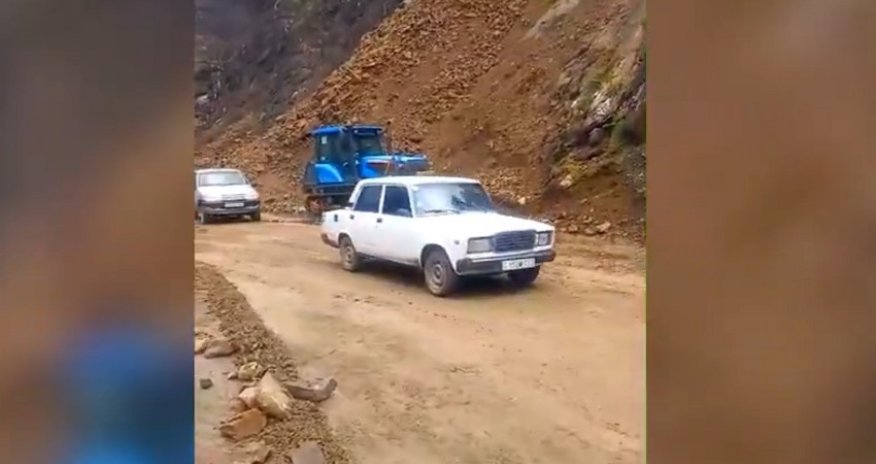 İsmayıllı-Lahıc avtomobil yolu yenidən bağlanıb - Video - Yenilənib