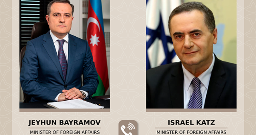 Azərbaycan və İsrail XİN rəhbərləri telefonla danışlb