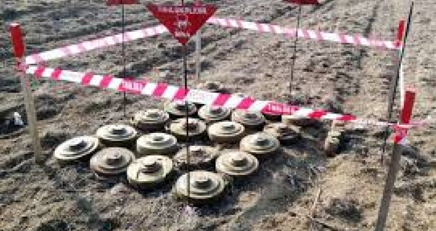 Azerbaijan counts number of mines cleared within last week in liberated territories