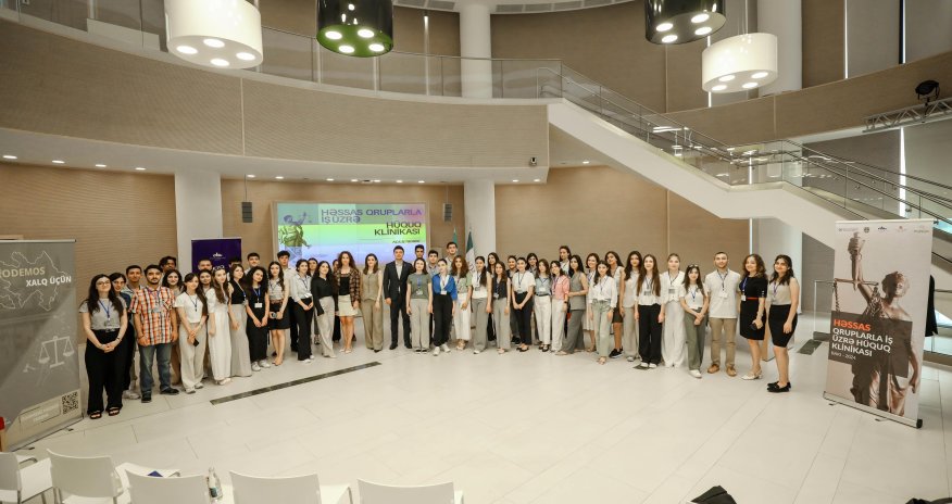 “Həssas qruplarla iş üzrə hüquq klinikası” layihəsinin açılış mərasimi keçirilib