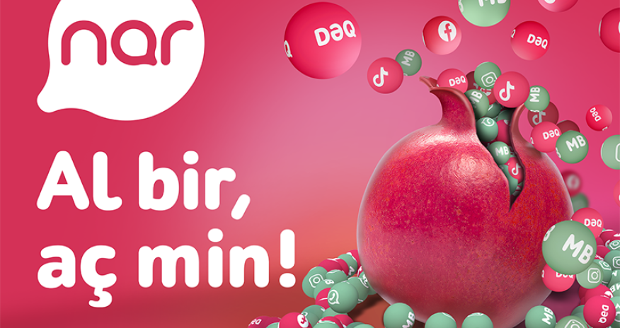 “Nar”ın “Al bir, aç min” kampaniyası ilə yayı doyunca yaşa!