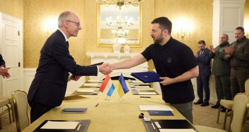 Ukraine signs security deal with Luxembourg